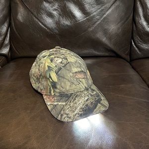 Camouflage hat with built in LED light
